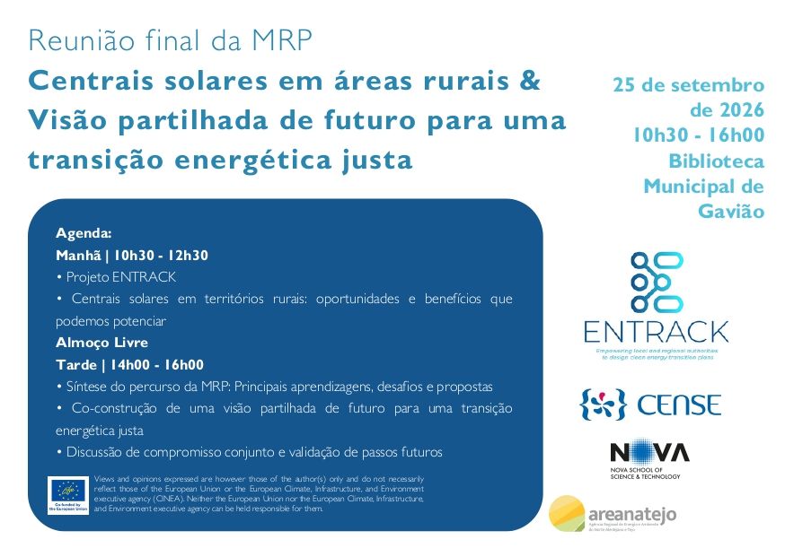 Última sessão da MRP do ENTRACK